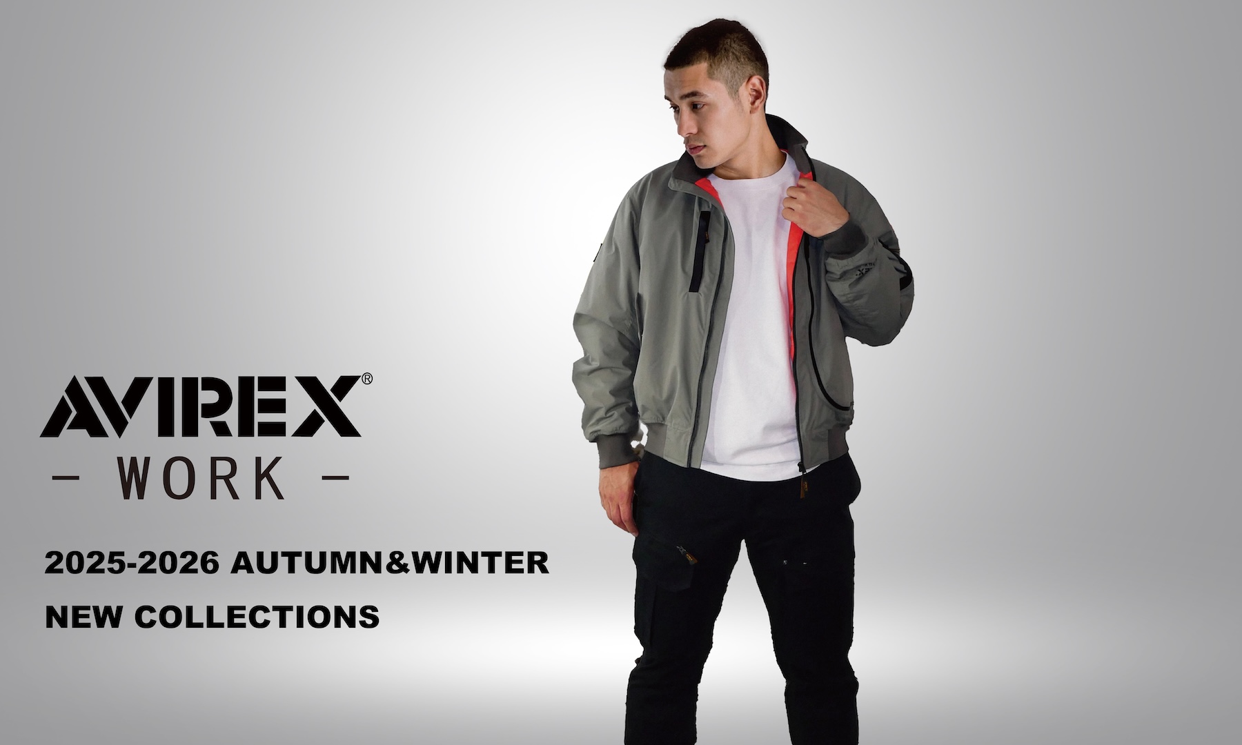 AVIREX WORK ブランドビジュアル バナー2